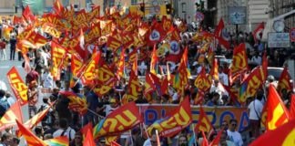 Venerdì 28 gennaio presidio in occasione sciopero sanità pubblica: manifestazione USB Veneto sotto Confindustria Vicenza Presidio Usb, Usb Veneto e Usb Vicenza e manifestazioni (foto di archivio) per costi energia