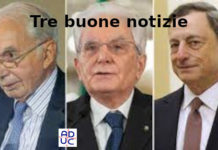 Tre buone notizie, Aduc: Mattarella, Amato, Draghi Amato, Mattarella, Draghi