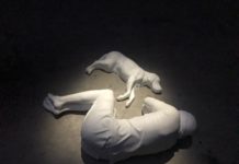 Oscurità, presenze, impatti. “Filosofia in Agorà”: la mostra Breath Ghost Blind di Maurizio Cattelan a Milano Cattelan, Breath, Cane e uomo