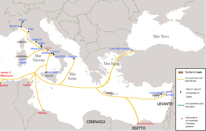 Espansione del Ducato di Gaeta.