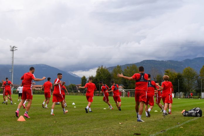 Lr Vicenza, una seduta di allenamento