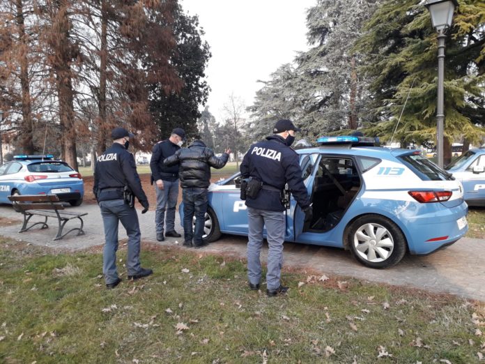 Una delle operazioni disposte a Campo Marzo da Paolo Sartori, questore di Vicenza