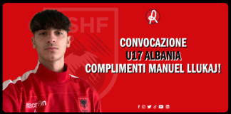 Manuel Llukaj dell’Lr Vicenza convocato nella Nazionale Under 17 dell’Albania Manuel Llukaj (Lr Vicenza)
