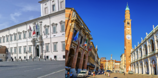 On. vicentini Zanettin (FI), Caretta (FdI), Covolo, Pretto e Racchella (Lega) e Sbrollini (IV): plauso questore Sartori. Alleanza presidenziale? Questore Sartori unisce i grandi elettori vicentini di Piazza dei Signori per il Quirinale