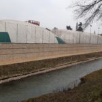 Muro di contenimento in viale Giuriolo: l’interrogazione di Ciro Asproso, consigliere comunale di Coalizione Civica per Vicenza Retrone, muro di contenimento all'altezza dei campi da tennis