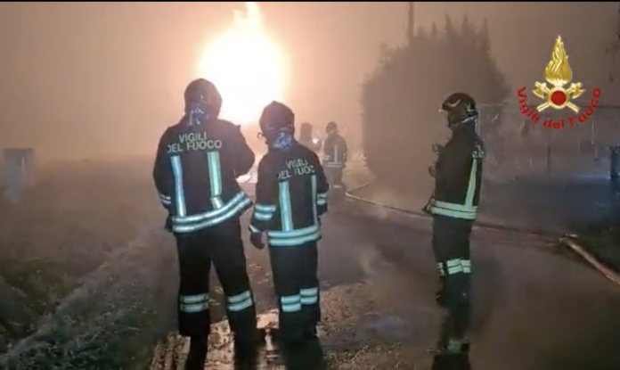 vigili del fuoco del Veneto ad Albettone