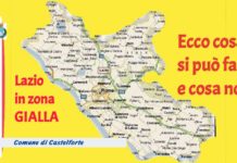 Lazio in zona gialla. Ecco cosa si può fare e cosa no.