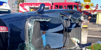 Pojana Maggiore, esce di strada e si ribalta con l’auto: morta anziana incidente pojana viglii del fuoco