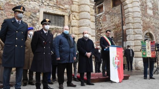 Giorno della Memoria, il sindaco di Vicenza Rucco alla cerimonia