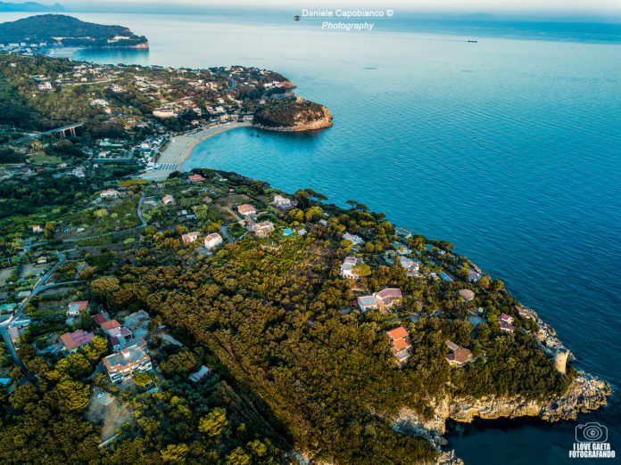 Gaeta, la spiaggia dell'Ariana.