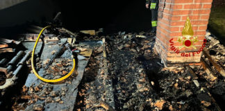 Arcugnano, canna fumaria innesca l’incendio di un tetto vigili del fuoco veneto incendio tetto arcugnano