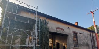 Ex macello di Montebello Vicentino, sindaco Dino Magnabosco e assessore ai lavori pubblici Francesco Gentilin: diventa l’archivio comunale Ex macello di Montebello Vicentino