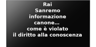 Rai, Sanremo, informazione, canone… François-Marie Arouet di Aduc: come è violato il diritto alla conoscenza Rai, informazione e canone