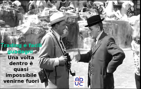 Trading e facili guadagni: la scena della vendita di Totò a a un incauto compratore di Fontana di Trevi anticipa i tempi