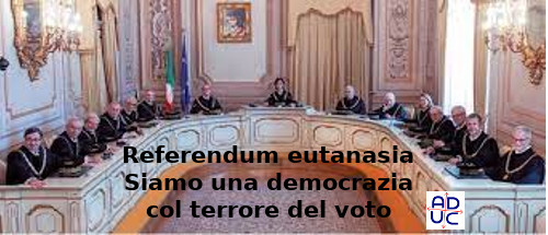 Eutanasia, no al referendum della Corte Costituzionale