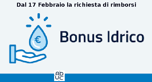 bonus idrico