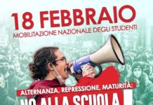 Manifestazione studentesca contro l’alternanza scuola-lavoro il 18 febbraio, FGC: manifestazioni in più di 40 città, l’elenco Manifestazioni contro scuola-lavoro