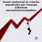 Prezzi confermati in crescita soprattutto per l’energia, François-Marie Arouet (Aduc): l’illusione sovranista/monopolista Prezzi in crescita