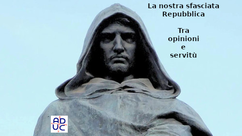 Repubblica, tra opinioni e servitù (Giordano Bruno)