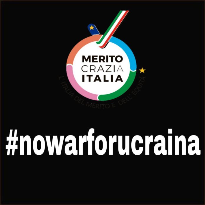Russia-Ucraina, Meritocrazia Italia: nowar