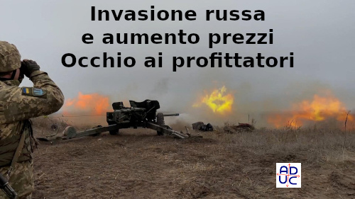 Aumento prezzi per crisi, Ucraina: attenti ai profittatori