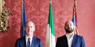 Zaia riceve il presidente dei giovani imprenditori di Confindustria Veneto Marco dalla Bernardina Confindustria Veneto