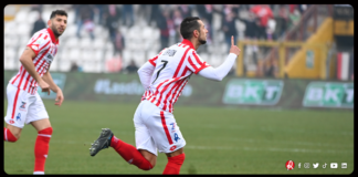 Aggiornamento dall’infermeria dell’Lr Vicenza su Cavion e Oviszach Lr Vicenza: Cavion esulta dopo un gol