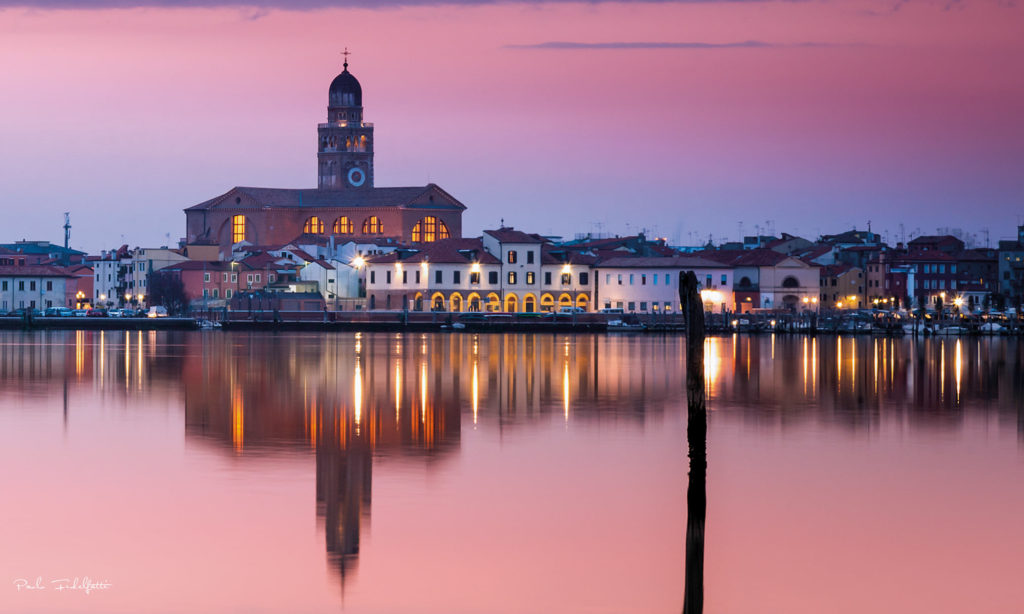 Chioggia, una vista notturna