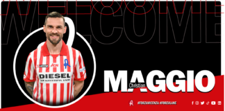 Lr Vicenza, ufficiale: Christian Maggio torna a vestire la maglia biancorossa! Christian Maggio (Lr Vicenza)