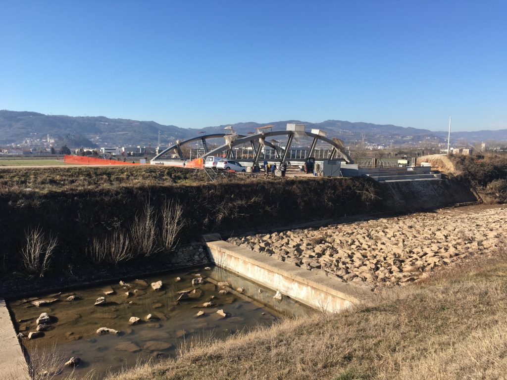 Ponte sulla Montorsina a Montecchio Maggiore, l'area