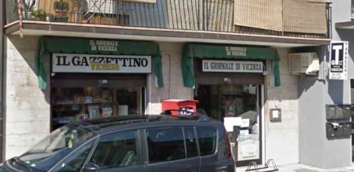 Superenalotto presso edicola tabacchria di via Tommaseo 43 a Vicenza (foto d'archivio da Google Earth)