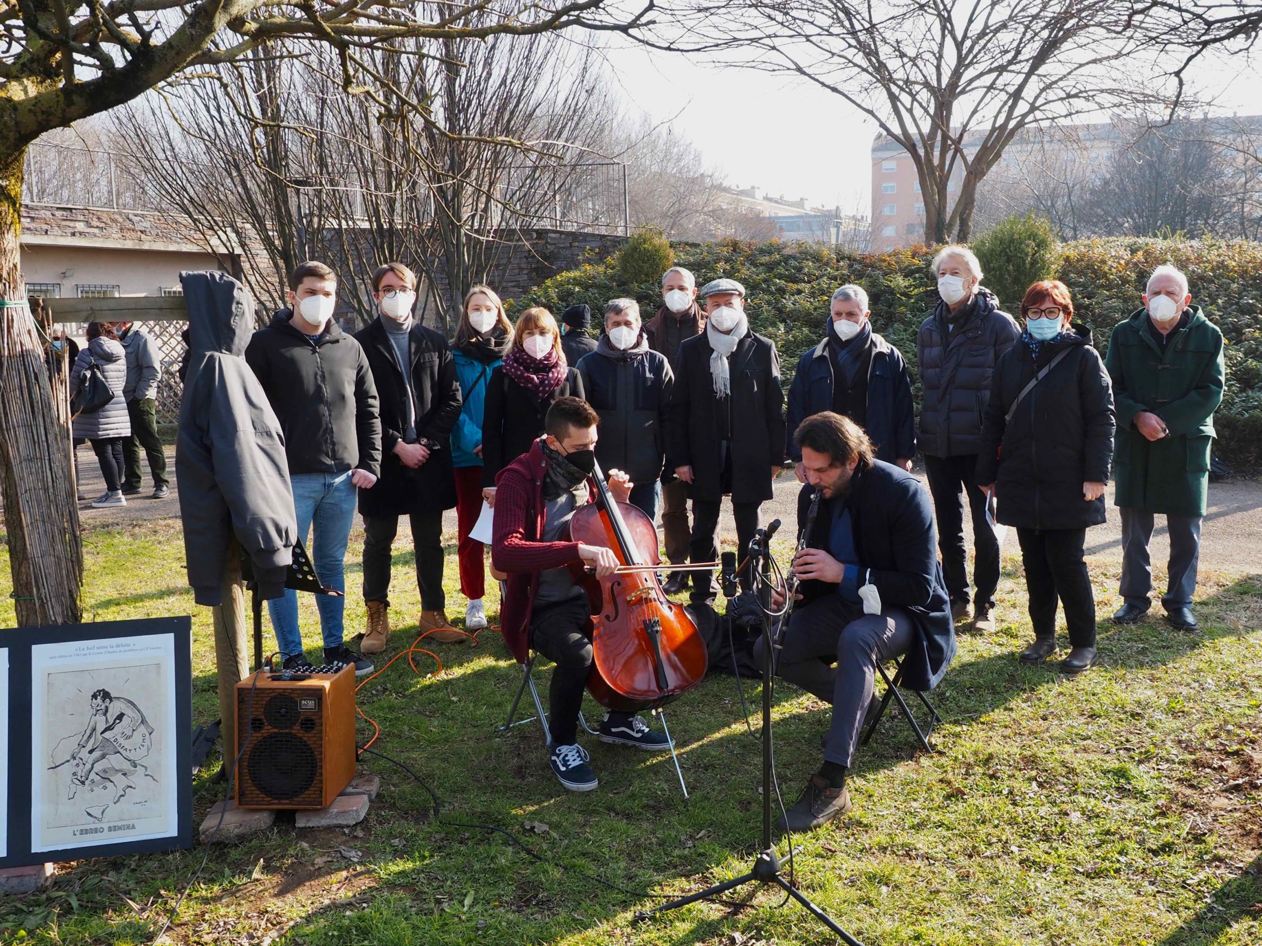 Un ricordo in note della Memoria (foto di Maurizio Morelli)