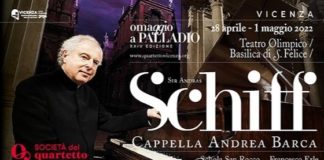 Schiff al Teatro Olimpico: in vendita i biglietti per “Omaggio a Palladio 2022”