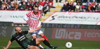 Battuto il Pordenone il Vicenza prosegue fra alti e bassi la rincorsa ai play out. Poggi: contro la Reggina sarà dura Il capitano del Vicenza Stefano Giacomelli (foto dal sito ufficiale del Pordenone Calcio)