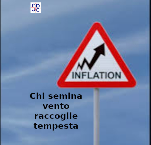 Inflazione in salita