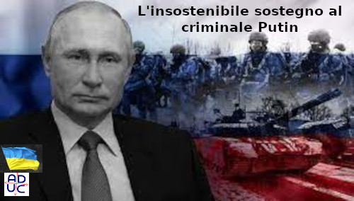 Putin e la guerra criminale contro l'Ucraina
