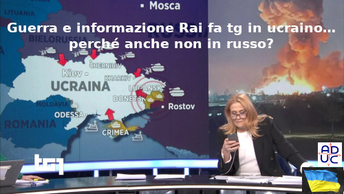 Rainews24: tg in ucraino e non in russo