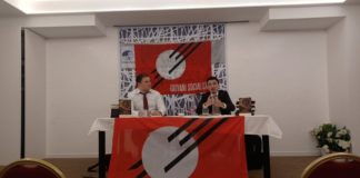 “Acciaio”, segretario FGS Enrico Maria Pedrelli ha presentato suo libro a Vicenza: lo hanno “accolto” Fantò (Psi) e Toscano (FGS Vicenza) "Acciaio" del segretario FGS Enrico Maria Pedrelli con Giuseppe Maria Toscano