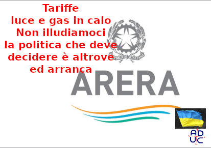 Arera: tariffe luce e gas in calo?