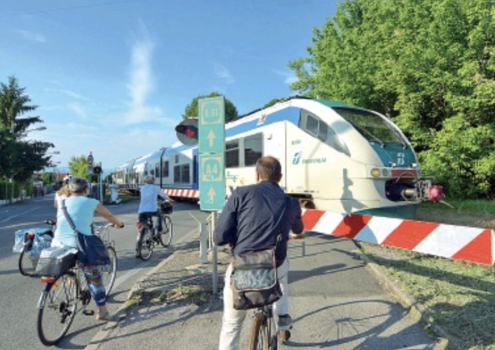 Anconetta, passaggio a Livello su Vicenza Schio