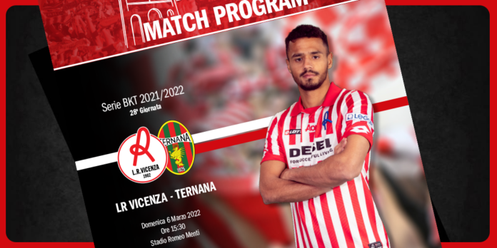 Lr Vicenza Ternana match program