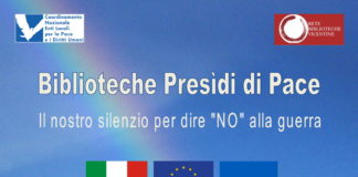 Venti di Guerra, Biblioteche per la Pace. Rete delle Biblioteche Vicentine: un minuto di silenzio giovedì 3 marzo alle 17 Biblioteche, presidi di pace