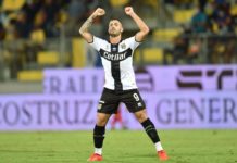 LR Vicenza-Parma 0-1: Tutino affossa col Var le speranze biancorosse Lr Vicenza battuto da un gol di Gennaro Tutino (Parma), foto d'archivio