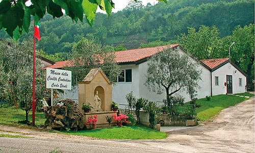 Grancona, l'entrata del Museo della Civiltà Contadina