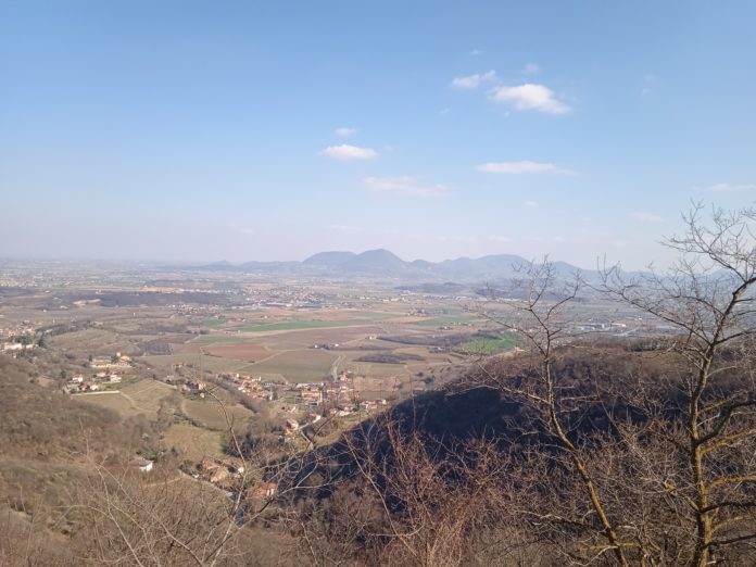 Dai colli berici Il panorama visibile dall'altopiano di Pozzolo di Villaga