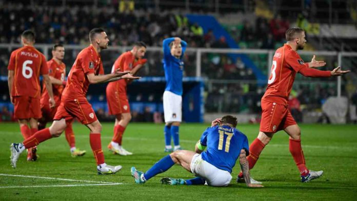 Nazionale fuori dai Campionati del mondo: l'Italia piange, la Macedonia ride