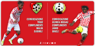 Janio Bikel e Malik Djibril dell’Lr Vicenza convocati in Nazionale!