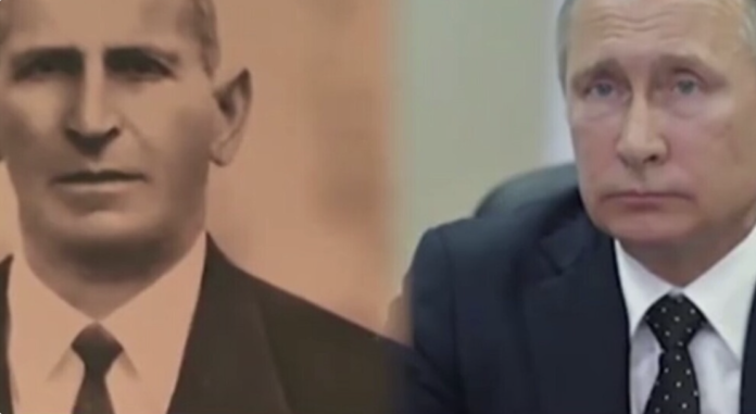 Putin: a destra Vadimir, a sinistra Franco di Santorso (da Il Foglio)