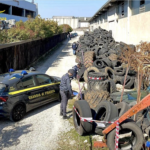 Rifiuti speciali a Montebello, GdF di Vicenza: contrasto ai reati ambientali, sequestrate 53 tonnellate di pneumatici abbandonati Rifiuti speciali a Montebello, GdF di Vicenza sequestra tonnellate di pneumatici abbandonati