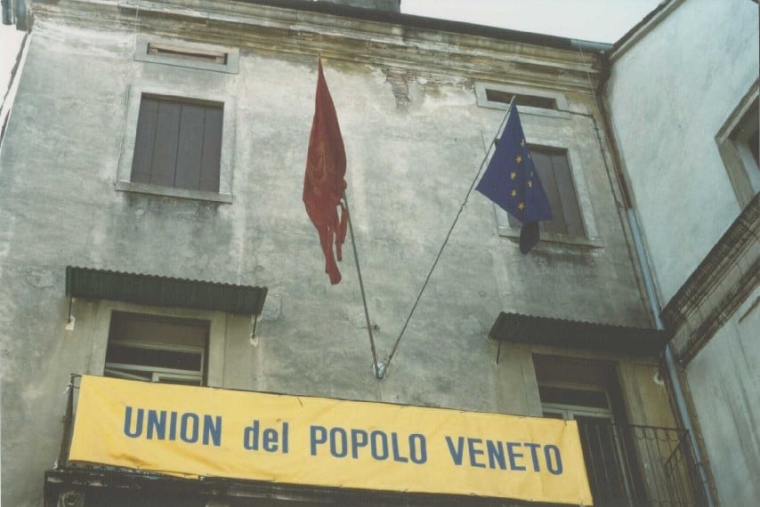 Union del Popolo Veneto (UPV), la sede a Vicenza in Piazza Castello